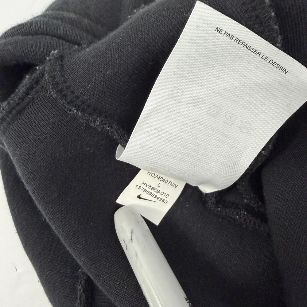 Nike Tech Fleece Joggers Boys Large Black Sweatpants HV5869-010